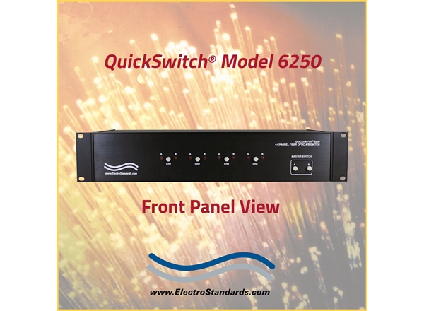 4-Channel SC Duplex A/B Fiber Optic Switch, Single Mode