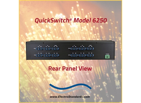 4-Channel SC Duplex A/B Fiber Optic Switch, Single Mode