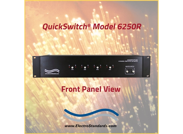 RoHS 4-Channel SC Duplex A/B Fiber Optic  Switch, Single Mode