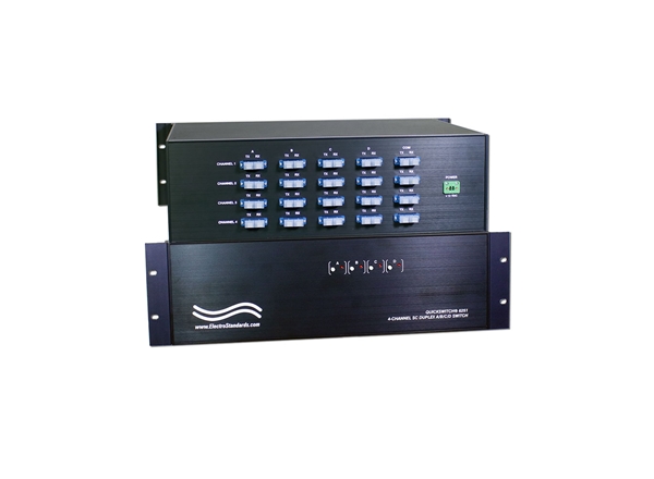 4-Channel SC Duplex A/B/C/D Switch, Single Mode Switch
