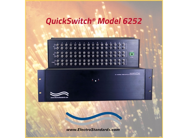 16-Channel ST Duplex Fiber Optic A/B Switch