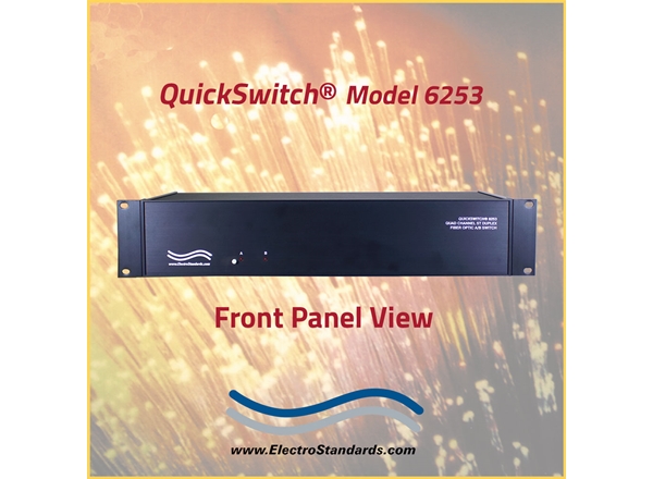 4-Channel A/B Fiber Optic Switch, with Voltage/Contact Closure Remote, 850 nm