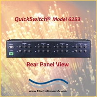 4-Channel A/B Fiber Optic Switch, with Voltage/Contact Closure Remote, 850 nm