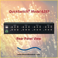 4-Channel A/B Fiber Optic Switch with Voltage/Contact Closure Remote,1300 nm