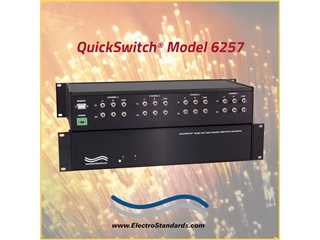 Catalog # 306257 - Model 6257 4-Channel A/B Fiber Optic Switch with Voltage/Contact Closure Remote,1300 nm