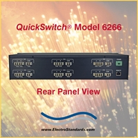 6-Channel A/B Fiber Optic Switch, LC duplex
