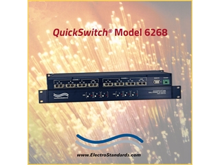 306268 Model 6268 2-Channel SC Gigabit A/B/C Fiber Switch