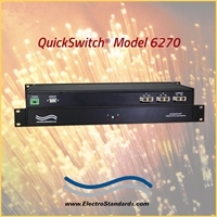 SC Duplex A/B Fiber Switch w/Serial Remote