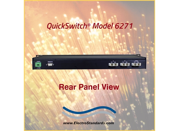 SC Duplex A/B Fiber Optic Switch with Serial Remote