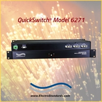 SC Duplex A/B Fiber Optic Switch with Serial Remote