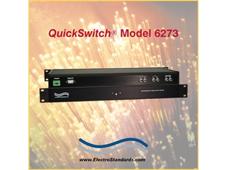Catalog # 306273 - Model 6273 Gigabit ST Duplex 850nm A/B Fiber Switch