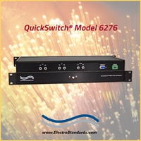 Gigabit ST Duplex A/B Fiber Optic Switch