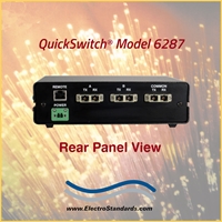 SC Duplex 62.5 Fiber Switch w/LAN Ethernet remote