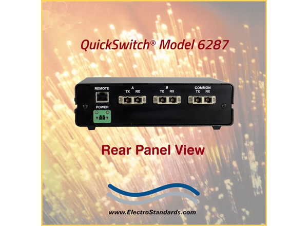 SC Duplex 62.5 Fiber Switch w/LAN Ethernet remote