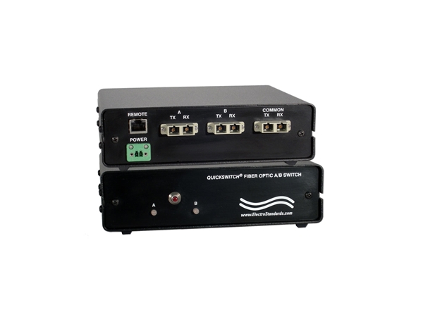 SC Duplex 62.5 Fiber Switch w/LAN Ethernet remote