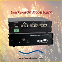 SC Duplex 62.5 Fiber Switch w/LAN Ethernet remote