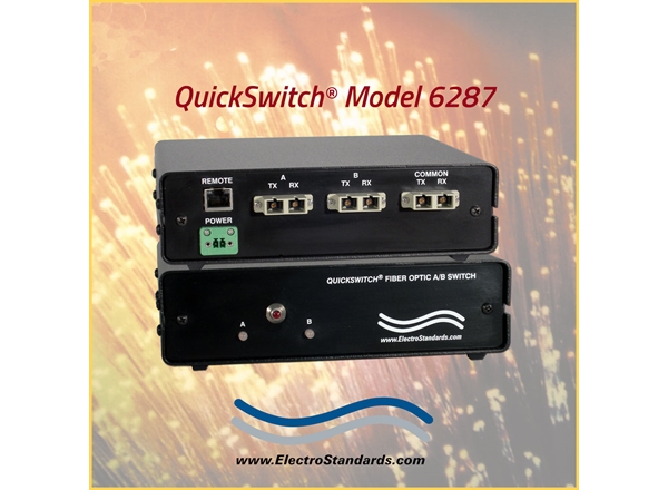 SC Duplex 62.5 Fiber Switch w/LAN Ethernet remote
