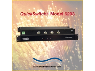 Catalog 306293 Model 6293 A/B/C, LC Duplex Fiber Optic Switch, SMF-28, 9/125, RS232