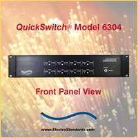 Catalog # 306304 - Model 6304 ST Duplex Fiber Optic ONLINE/OFFLINE Mutually Exclusive Switch, with RS232