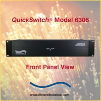 Catalog # 306306 - Model 6306 LC Duplex Fiber Optic ONLINE/OFFLINE Switch, with Contact Closure Remote