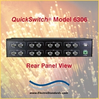 Catalog # 306306 - Model 6306 LC Duplex Fiber Optic ONLINE/OFFLINE Switch, with Contact Closure Remote