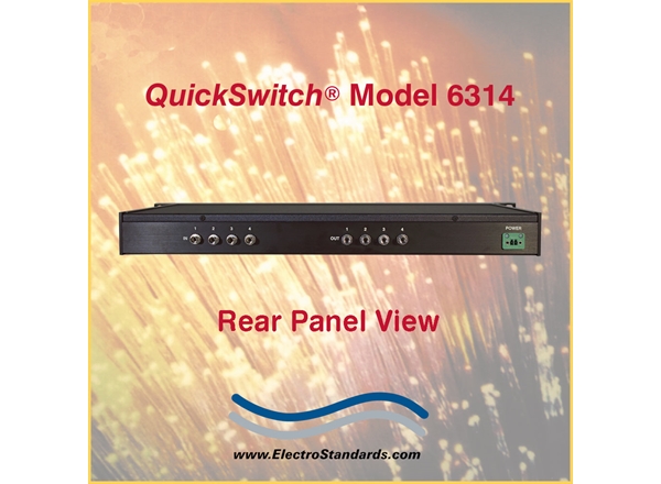 4-Channel ST Simplex Online/OffLine Fiber Switch