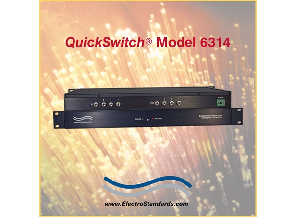 4-Channel ST Simplex Online/OffLine Fiber Switch