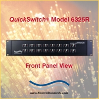 Catalog # 306325R - Model 6325R 16-Channel ST Simplex Fiber Optic Switch, with Telnet & GUI