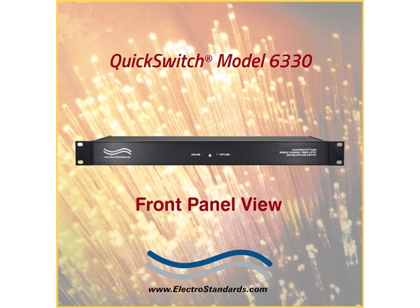 Catalog # 306330 - Model 6330 LC Duplex Online/Offline Switch, Single Mode