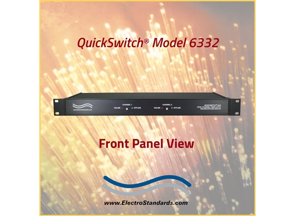 2-Channel OM3 LC & OM3 SC Duplex Online/Offline Switch, Mulltimode