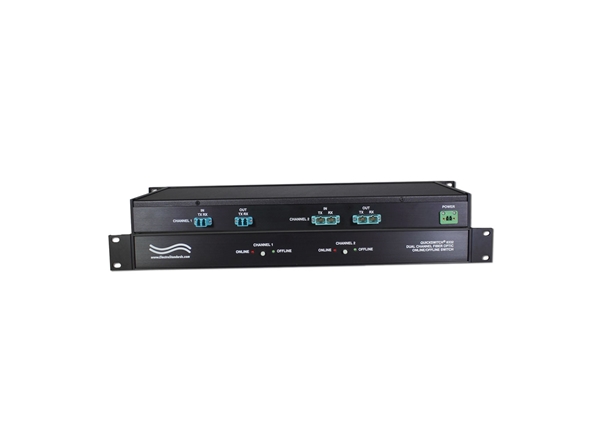 2-Channel OM3 LC & OM3 SC Duplex Online/Offline Switch, Mulltimode
