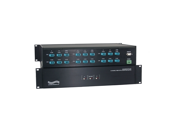 6-Channel OM3 LC A/Offline/B Switch