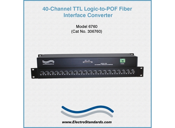 TTL Logic-to-POF Fiber Interface Converter (Desktop)