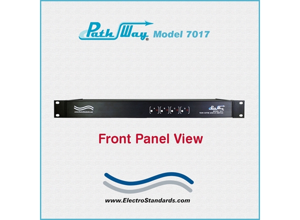 Model 7017 Cat5e Switch, PoE Interface, for Audio & Video Camera Networks