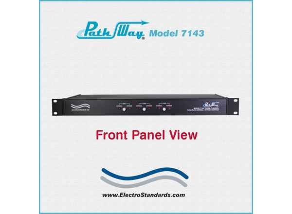 3-Channel RJ48 Normal/Bypass Switch