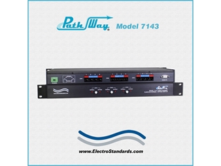 Catalog # 307143 - Model 7143 3-Channel RJ48 Normal/Bypass Switch