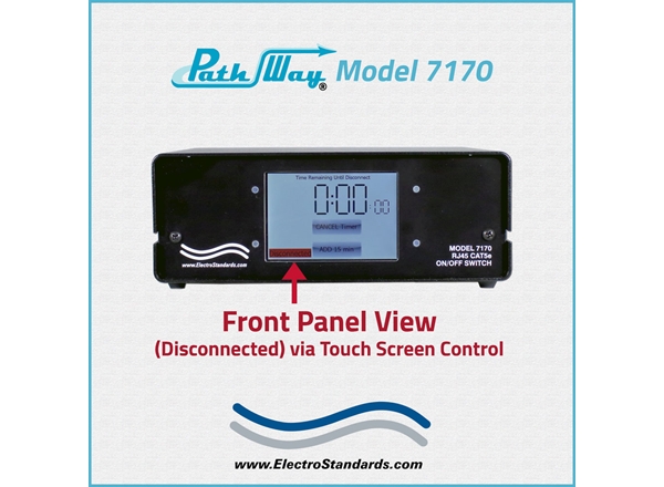RJ45 Online/Offline Cat5e Switch w/Touch Control