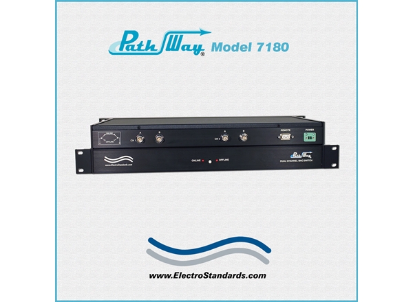BNC 2-Channel Switch, 50 Ohm, Contact Closure