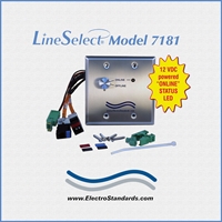 RJ45 CAT5e Online/Offline Rotary Switch, 12VDC Power for LED