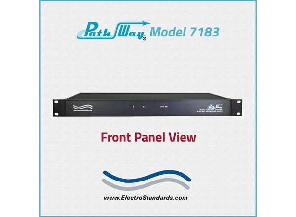Secure Ethernet Remote, 2-Channel BJ80 BNC A/B/Offline Switch