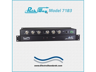 *Secure Ethernet Remote Control* Catalog # 307183 - Model 7183 2-Channel BJ80 BNC A/B/OFFLINE Switch