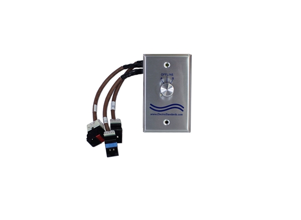 RJ45 Wall Plate Network Switch, Cat5e, Rotary Switch