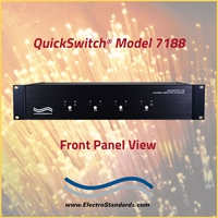 4-Channel LC Duplex A/B Fiber Switch