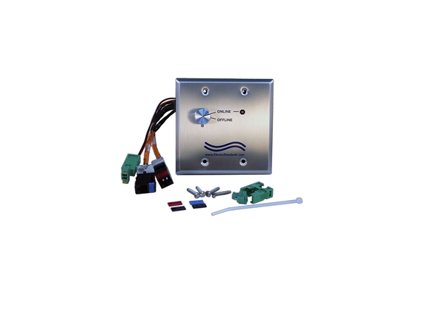 RJ45 CAT5e Online/Offline Rotary Switch, 3.3 VDC power for LED