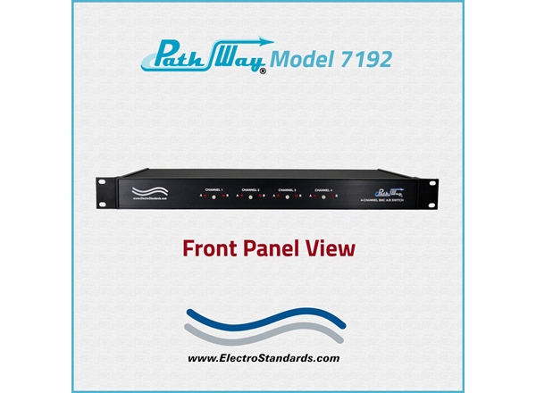 BNC 4-Channel Switch, RS232 Remote