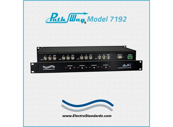 BNC 4-Channel Switch, RS232 Remote