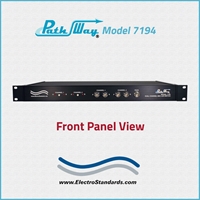 BNC 2-Channel Switch, 50 Ohm, Pass-Through & Telnet