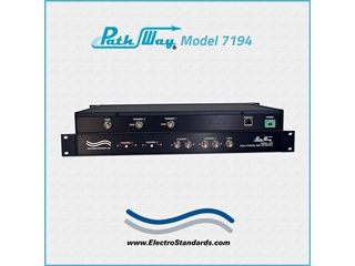 Catalog # 307194 - Model 7194 BNC 2-Channel Switch, 50 Ohm, Pass-Through & Telnet