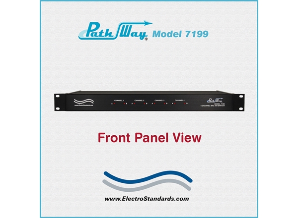 4-Channel BNC A/B Switch with RS485 Remote