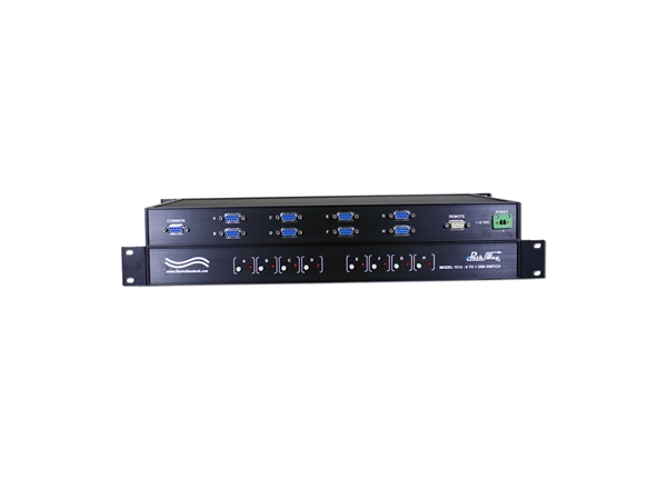 8-to-1 DB9 Switch w/RS232 Remote